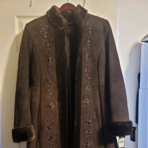 Guess leather jacket NWT